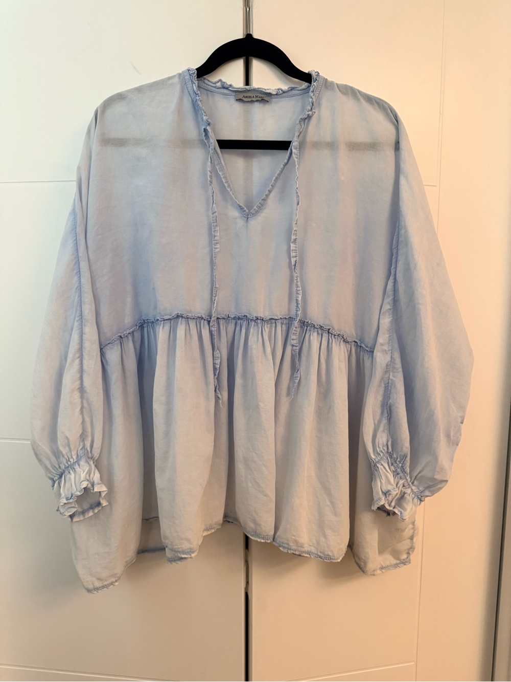 Angela Mara Blouse 100% Cototn Made in Italy